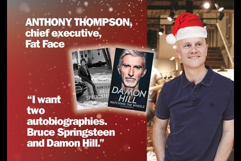 Anthony Thompson, chief executive, Fat Face